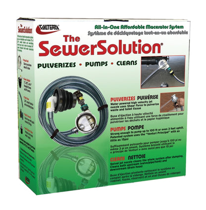 Sewer Solution - Water Driven Macerator