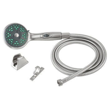Premium Hand Held Shower Wand & Hose Kit - Brushed Satin Nickel