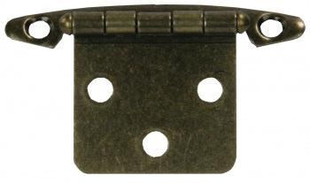 Hinge Flush Free Swing Antique Brass 2/pkg