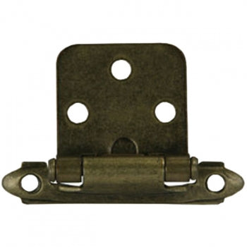 Hinge Flush Self - Closing - Antique Brass - 2/pk