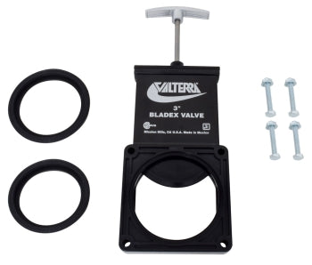 Waste Valve - 3" Valve w/ Metal Handle