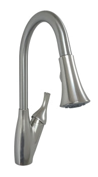 8" Single Lever Kitchen Pulldown - Brushed Nickel