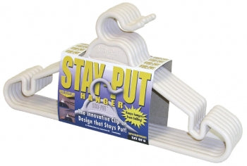 Clip-On White Hangers