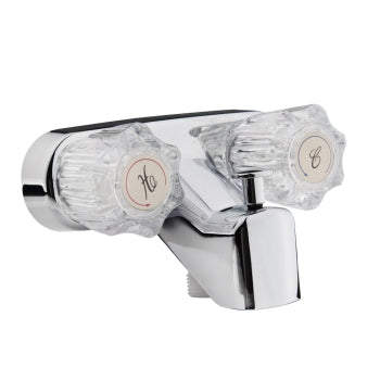 Tub & Shower Diverter Faucet - Chrome Polished