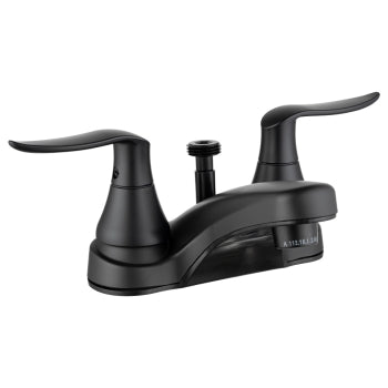 Elegant Lavatory Faucet w/ Diverter - Matte Black finish