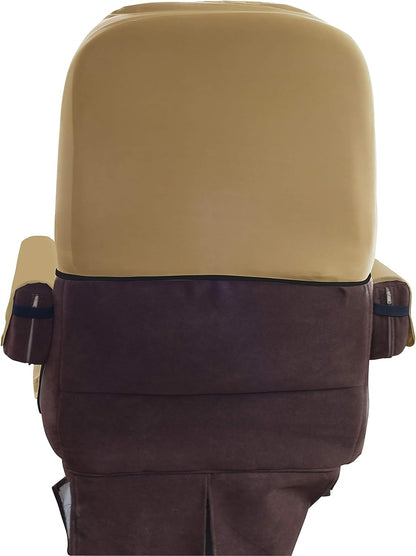 Classic Accessories RV Captain Seat Cover - Alder/Natural