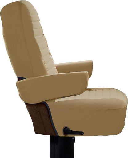 Classic Accessories RV Captain Seat Cover - Alder/Natural