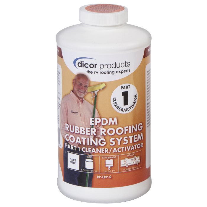 Cleaner/Activator for EPDM Rubber Roofing