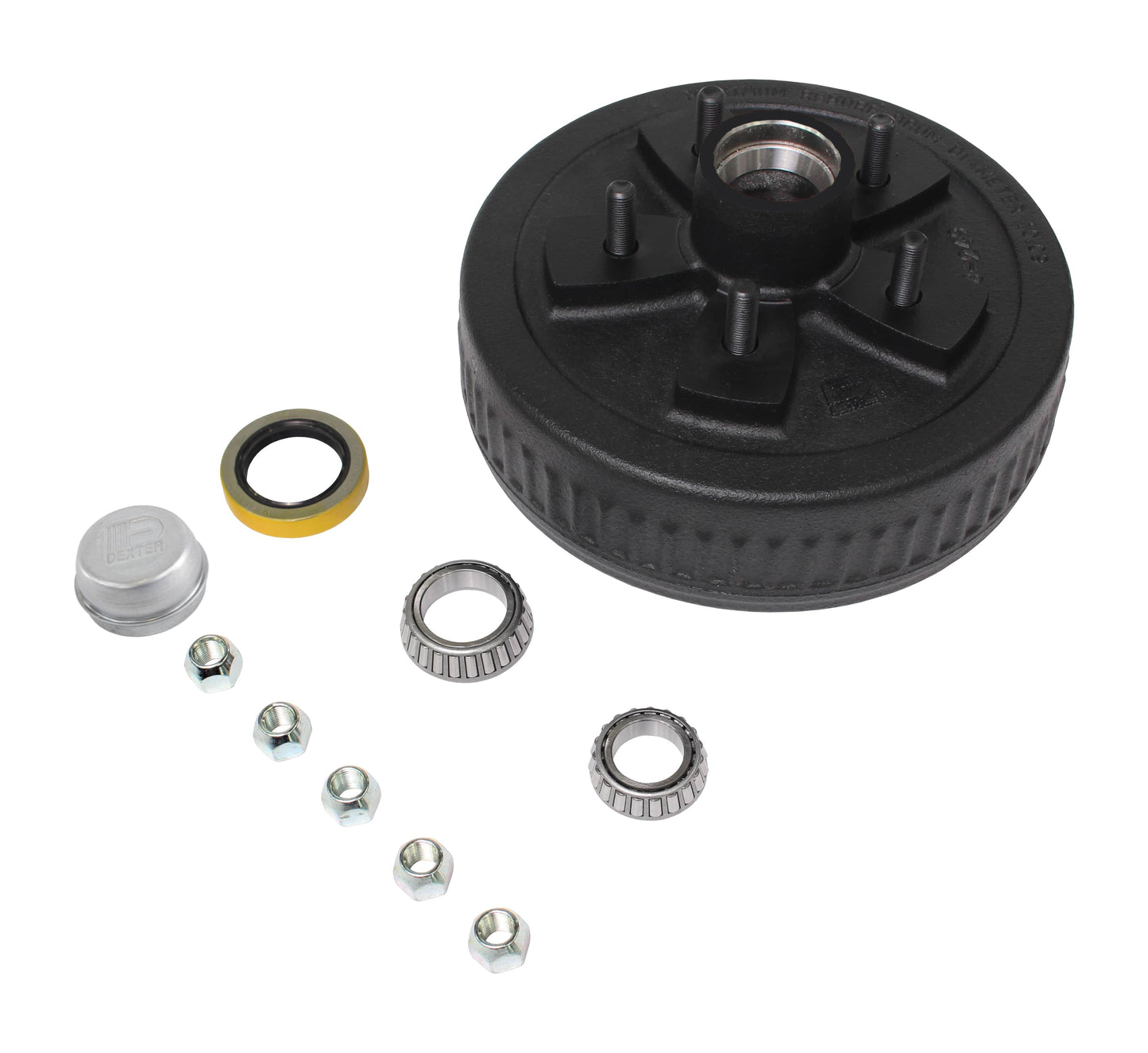 5 Lug Hub 10" X 2-1/4" - 5" Bolt Circle