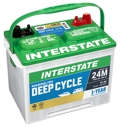 SRM-24 Deep Cycle Interstate Battery