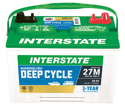 SRM-27 Deep Cycle Interstate Battery