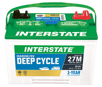 SRM-27 Deep Cycle Interstate Battery