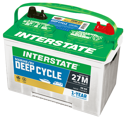 SRM-27 Deep Cycle Interstate Battery