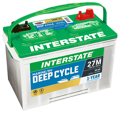 SRM-27 Deep Cycle Interstate Battery