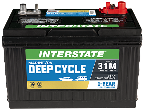 SRM-31 Deep Cycle Interstate Battery