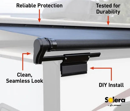 Black Slide Out Awning