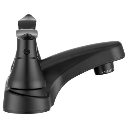 Elegant RV Lavatory Faucet - Matte Black