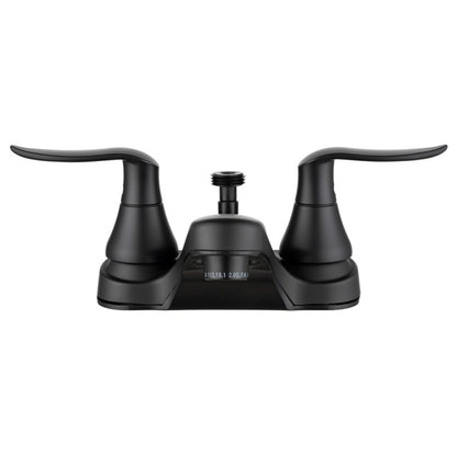 Elegant Lavatory Faucet w/ Diverter - Matte Black finish