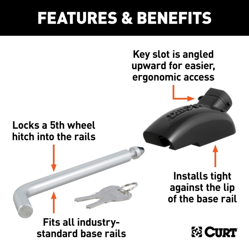 Fifth Wheel Hitch Lock