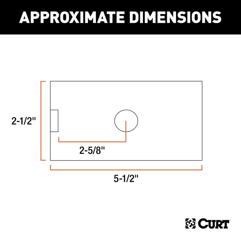 Ball Mount Reducer 2.5" - 2"