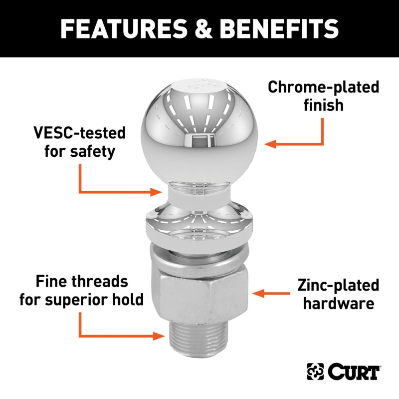 2k 1-7/8" Hitch Ball