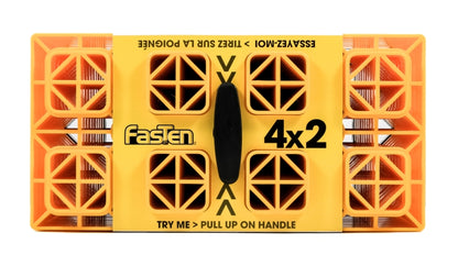 FasTen 4x2 Leveling Blocks Yellow 10/pk