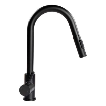 Bullet Pull-Down Faucet - Black Matte