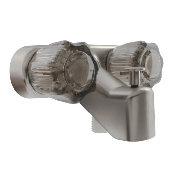 Tub & Shower Diverter Faucet - Brushed Satin Nickel