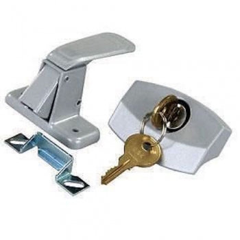 Low Profile Entry Door Latch, Locking