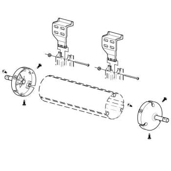 Hardware Adapter Kit Aftermarket White