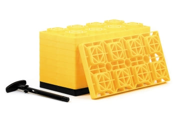 FasTen 4x2 Leveling Blocks Yellow 10/pk