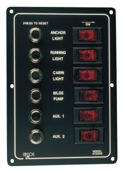 Circuit Breaker Panel Six Circuit