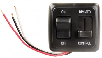 Dimmer On/Off LED Approved Black