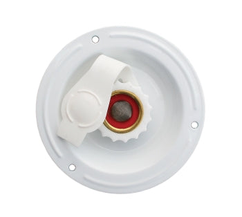 City Water Inlet - Recessed White - Lead Free