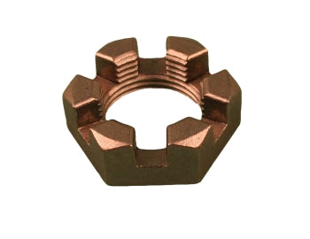 1" Slotted Spindle Nut