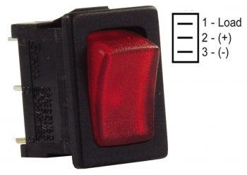 Switch Mini Illuminated Red/black