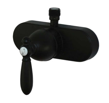 Single Decorative Lever Handle - Black Matte